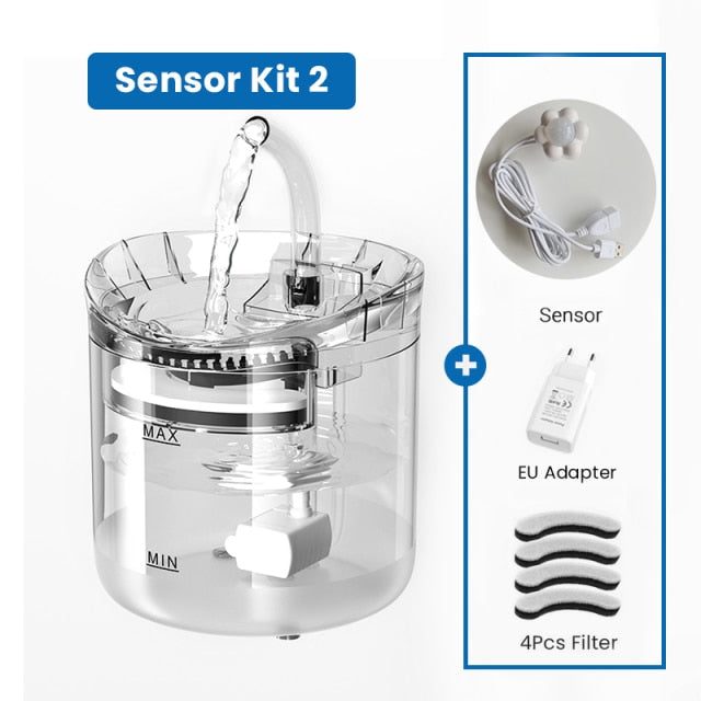 Cat 2L Automatic Filtered Water Fountain with Sensor