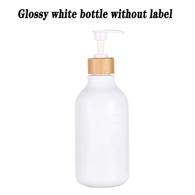 Farmhouse Style Dish Soap Bottle with Bamboo Pump