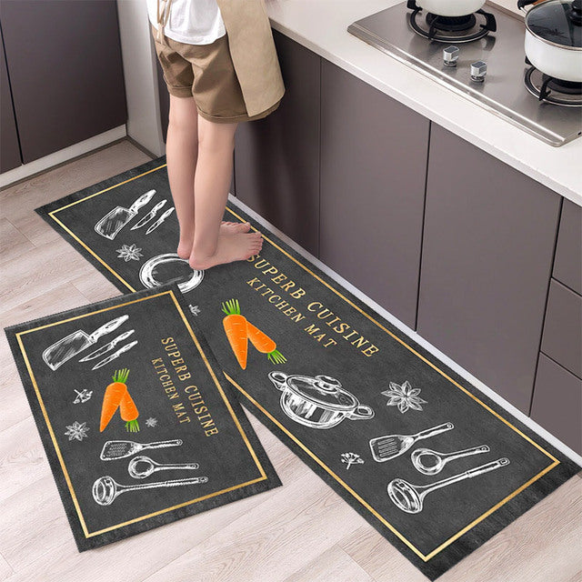 Decorative Kitchen and House Floor Mat